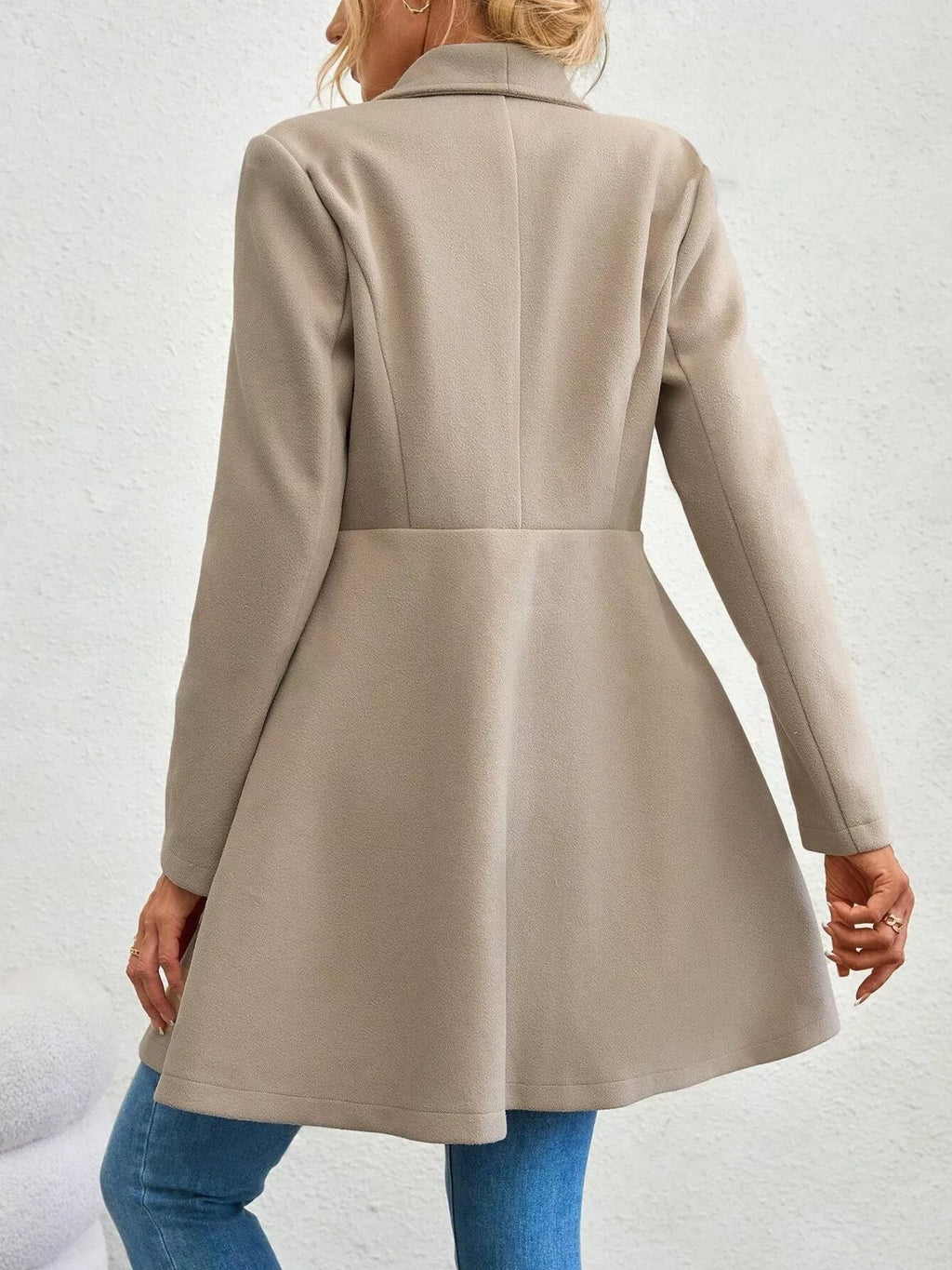 Abrigo largo y elegante para mujer - Evarine