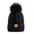 Gorro de punto con pompón para invierno unisex - Norel