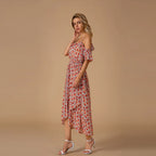 Carla - Vestido Midi Floral Fresco para Verano