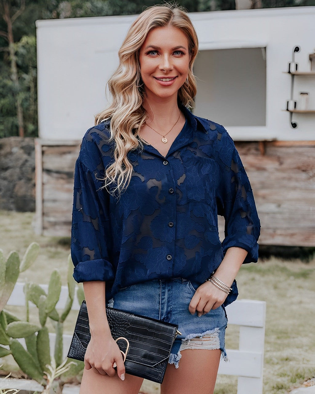 Finja - Blusa de moda con estilo