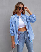 Chaqueta denim de mujer de estilo casual - Ravina
