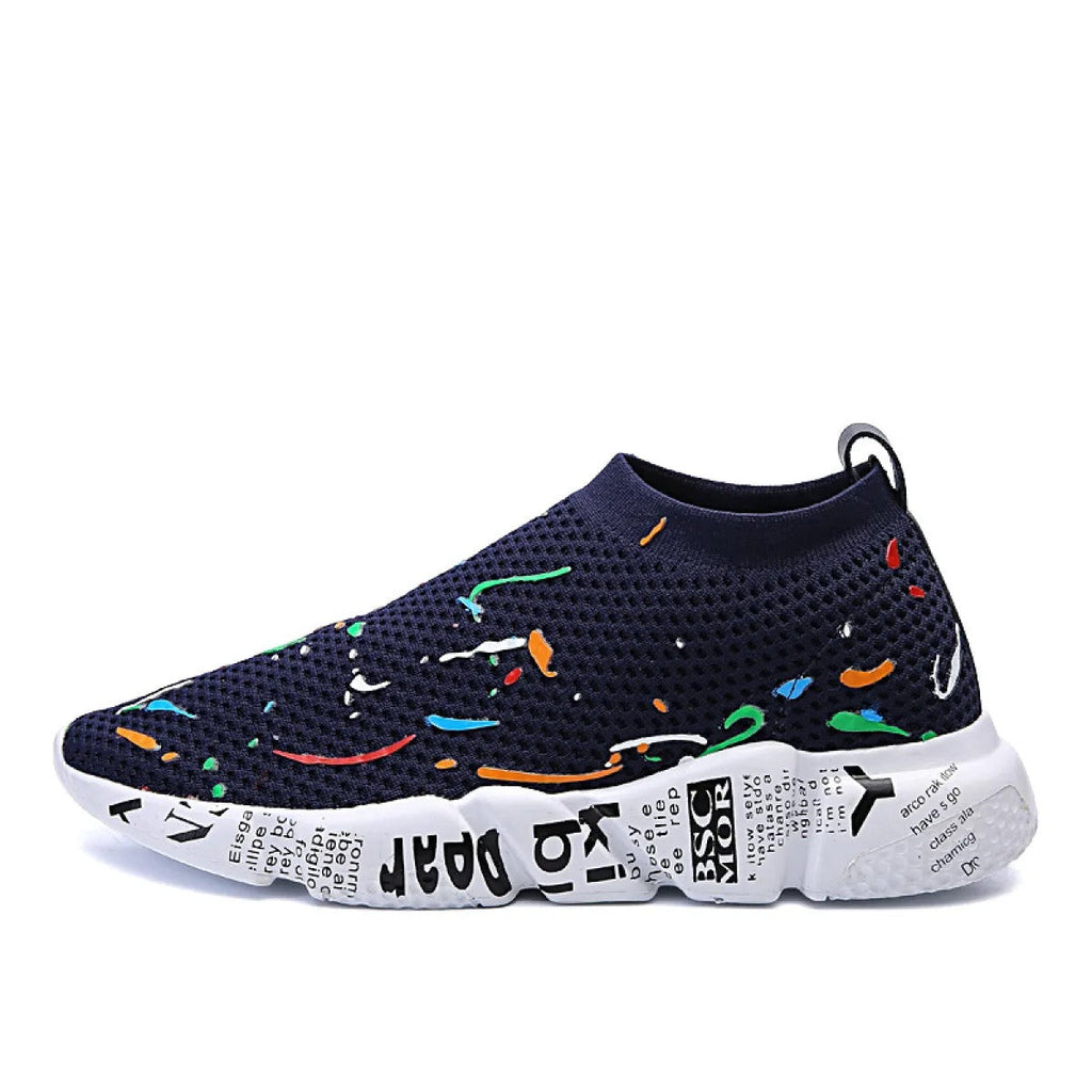 Zapatillas deportivas hombre tejido transpirable estilo urbano - Adrián