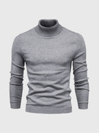Jersey de cuello alto para hombre, lavable