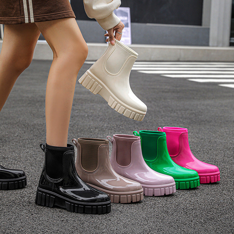 Botas de lluvia para mujer impermeables de tobillo - Pereira