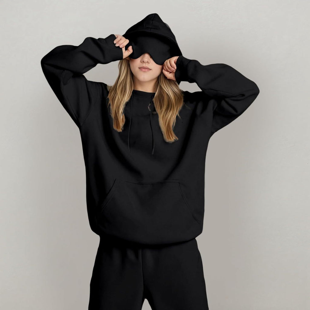 Conjunto de sudadera y jogger de corte relajado - Nina