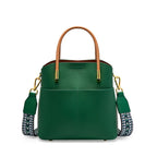 Bolso bucket para mujer de piel granulada con asa doble - Emilia