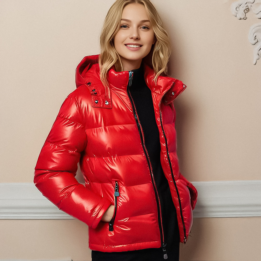 Chaqueta acolchada impermeable con capucha - Arianna