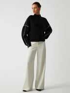 Regina - Moda Jersey oversize de punto holgado