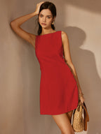 Rylie - Vestido sin mangas O-Ring Cutout