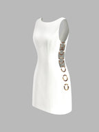 Rylie - Vestido sin mangas O-Ring Cutout