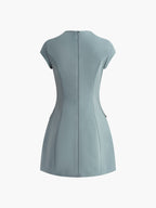 Sadie - Elegante minivestido de línea A
