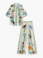 Carlota - Conjunto de pantalón con estampado floral