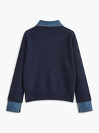 Jersey para mujer con cuello camisero - Alriksa
