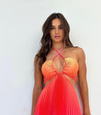 Kailany - Nuevo vestido halter en colores degradados