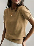 Magdalena - Jersey casual de primavera con mangas cortas