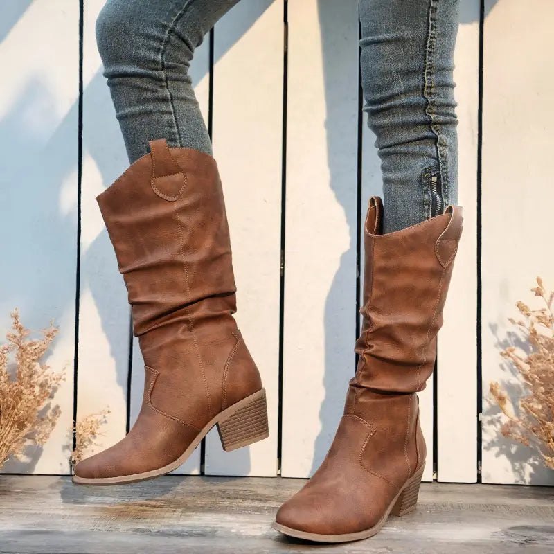Marla - Elegantes botas de tacón alto