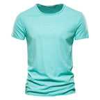 Camiseta de algodón para hombre