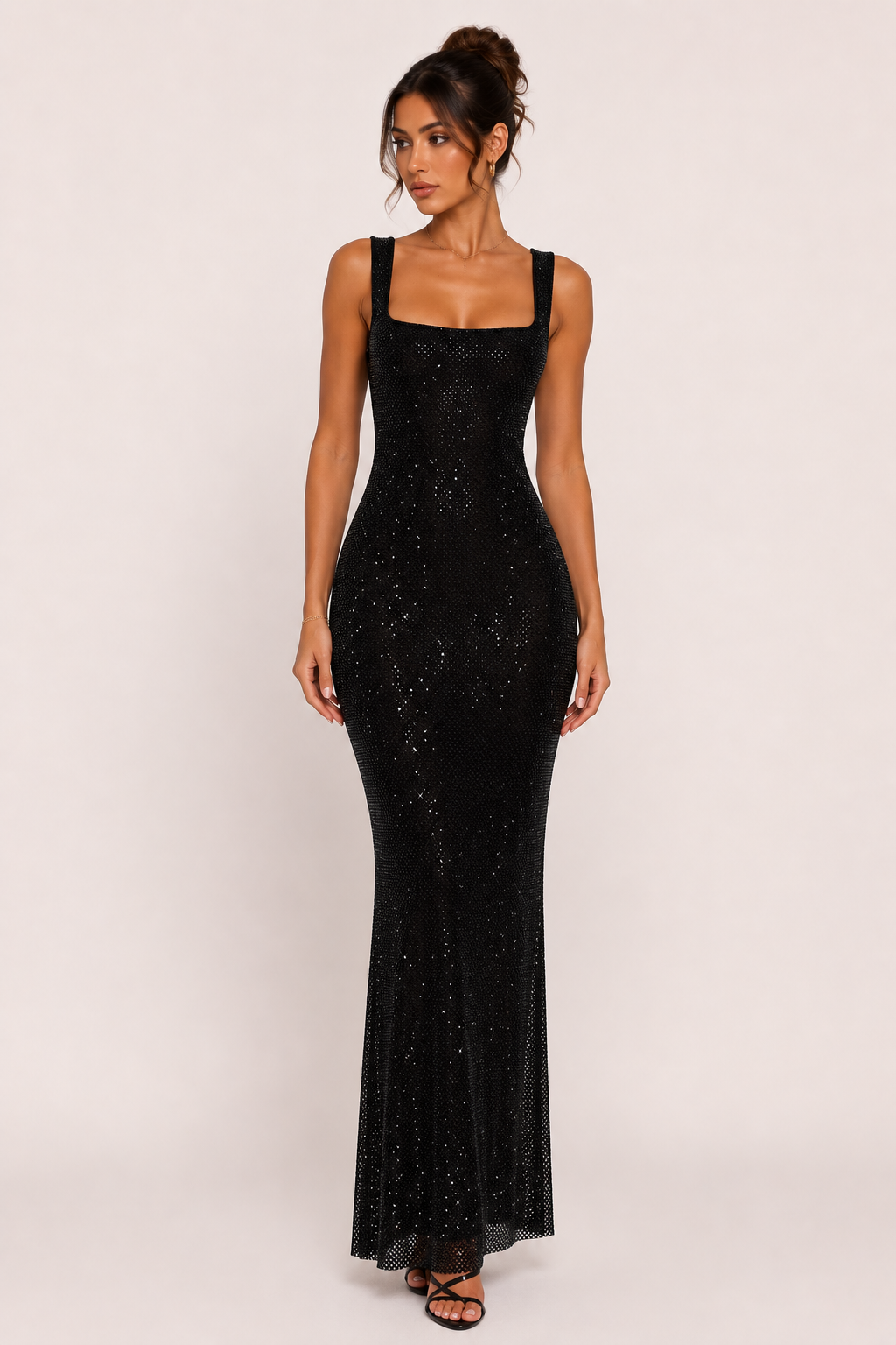 Vestido largo de noche elegante para mujer de fiesta y gala - Roswitha