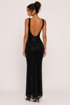 Vestido largo de noche elegante para mujer de fiesta y gala - Roswitha