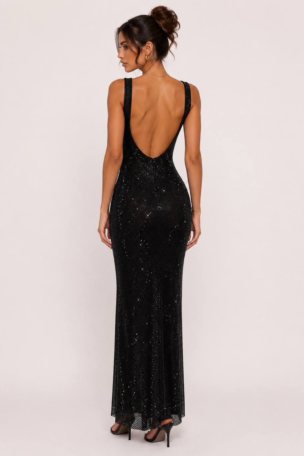 Vestido largo de noche elegante para mujer de fiesta y gala - Roswitha
