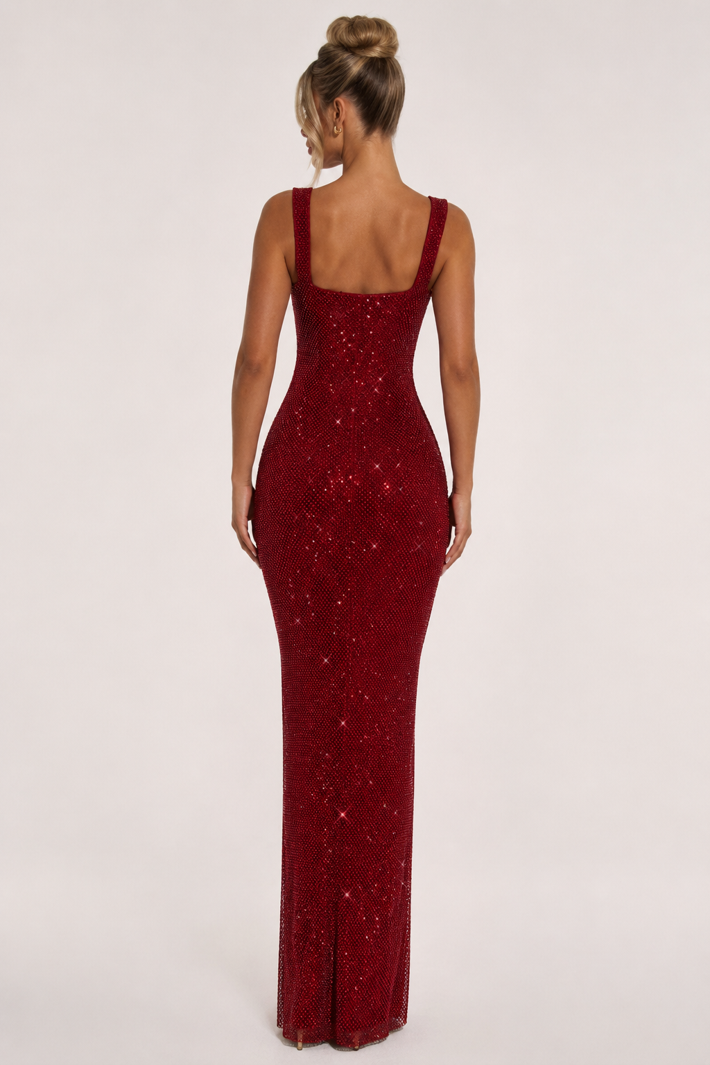 Vestido largo de noche elegante para mujer de fiesta y gala - Roswitha