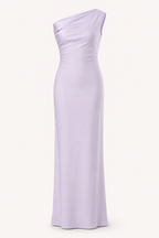 Vestido largo un hombro mujer drapeado - Guita