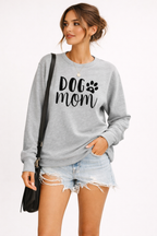 Sudadera para mujer cuello redondo con estampado - Signe