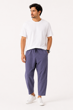 Pantalón ligero para hombre de corte relajado con cintura elástica - Ludger