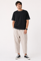 Pantalón ligero para hombre de corte relajado con cintura elástica - Ludger