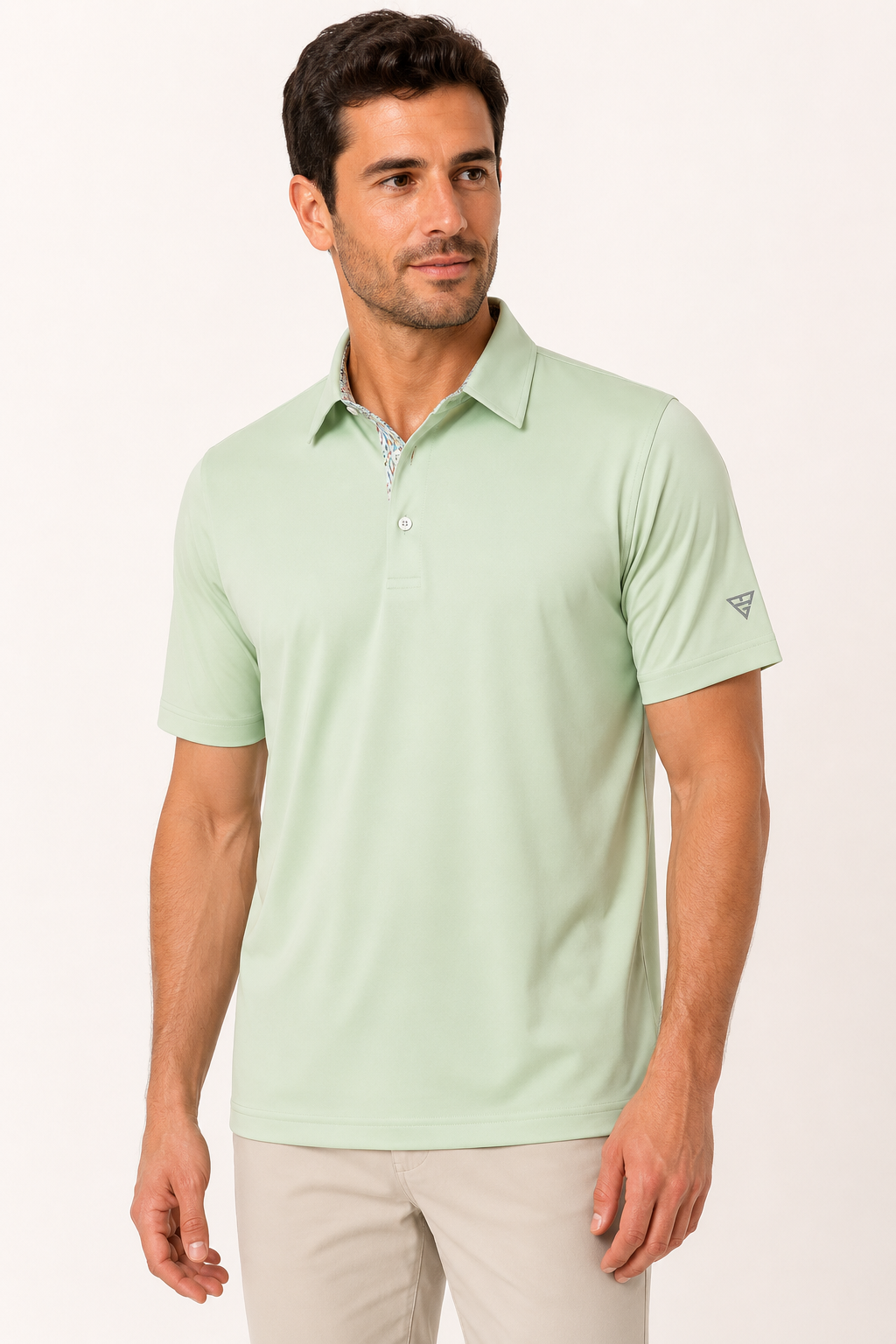 Polo golf hombre manga corta transpirable con secado rápido - Norbert