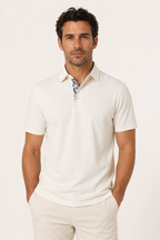 Polo golf hombre manga corta transpirable con secado rápido - Norbert