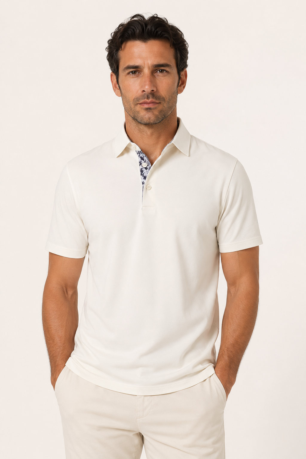 Polo golf hombre manga corta transpirable con secado rápido - Norbert