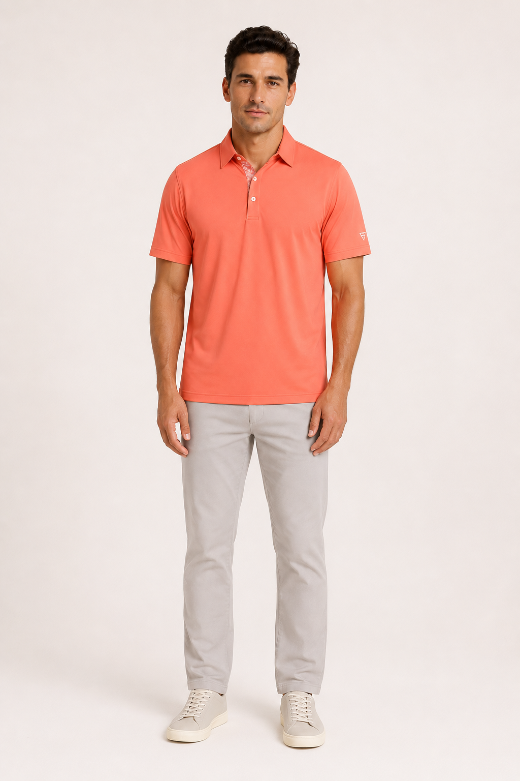 Polo golf hombre manga corta transpirable con secado rápido - Norbert