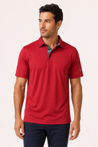 Polo golf hombre manga corta transpirable con secado rápido - Norbert