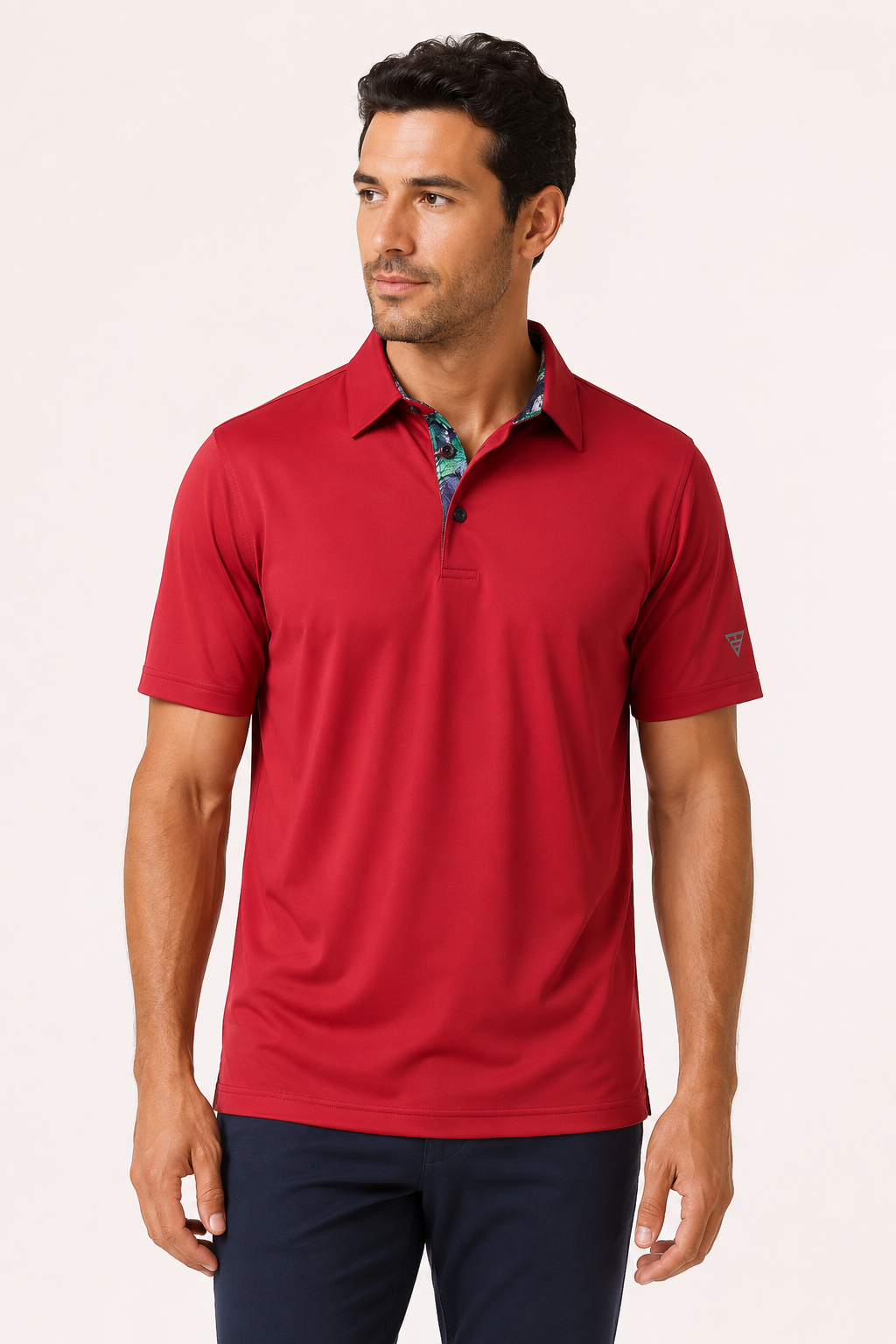 Polo golf hombre manga corta transpirable con secado rápido - Norbert