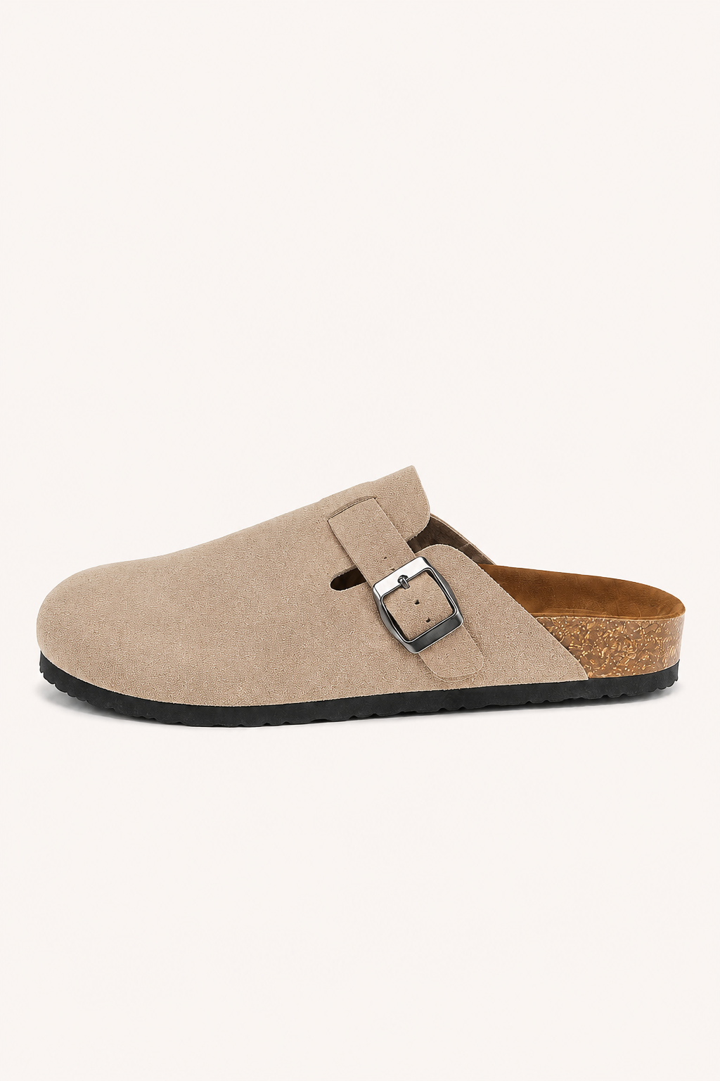 Zuecos unisex cerrados con tira ajustable, hebilla lateral y talón abierto - Hartmut