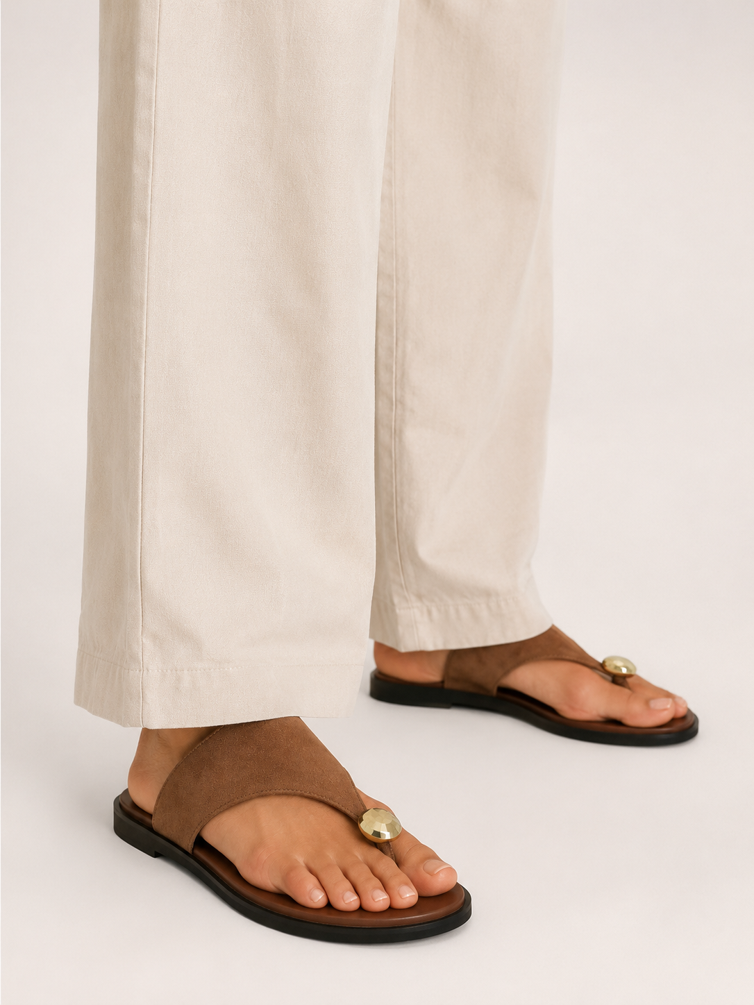 Sandalias ultraligeras de mujer con detalle decorativo - Valeria