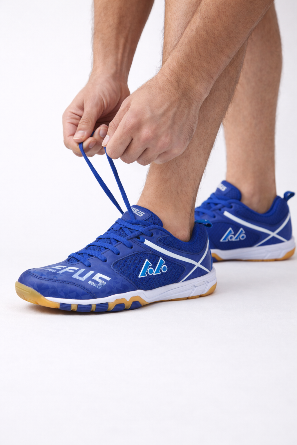 Zapatillas de bádminton con suela de agarre para hombre - Heiner