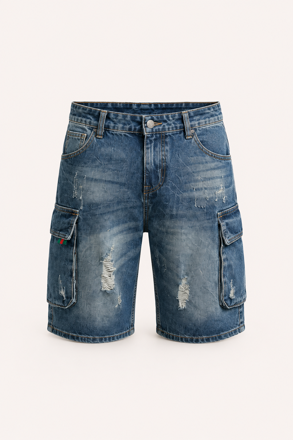 Pantalón corto vaquero hombre cargo - Dietmar