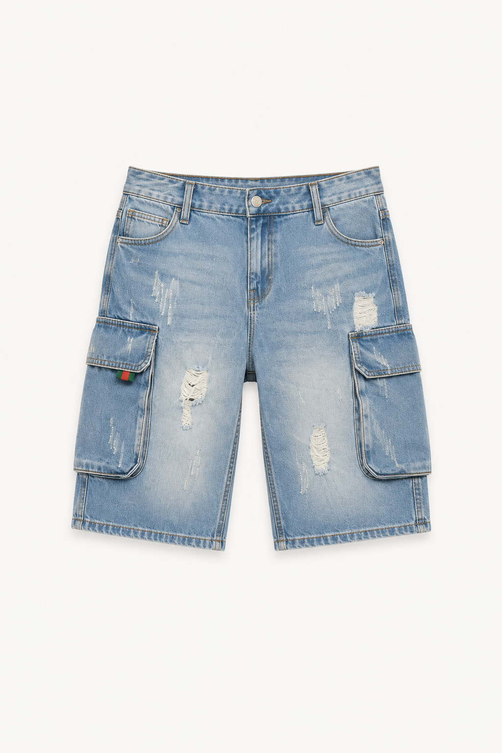 Pantalón corto vaquero hombre cargo - Dietmar