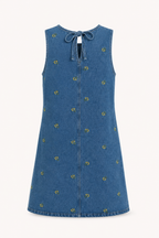 Vestido corto mujer denim sin mangas casual - Leni