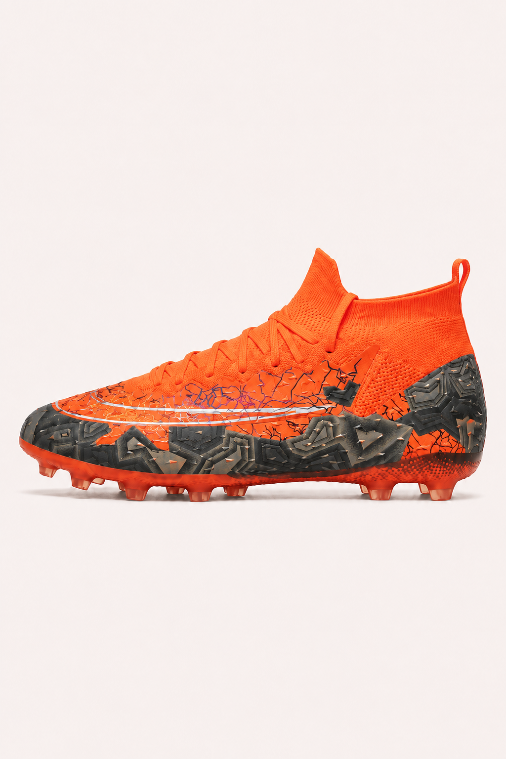 Botas de fútbol con tacos y cuello elástico de caña media - Leif
