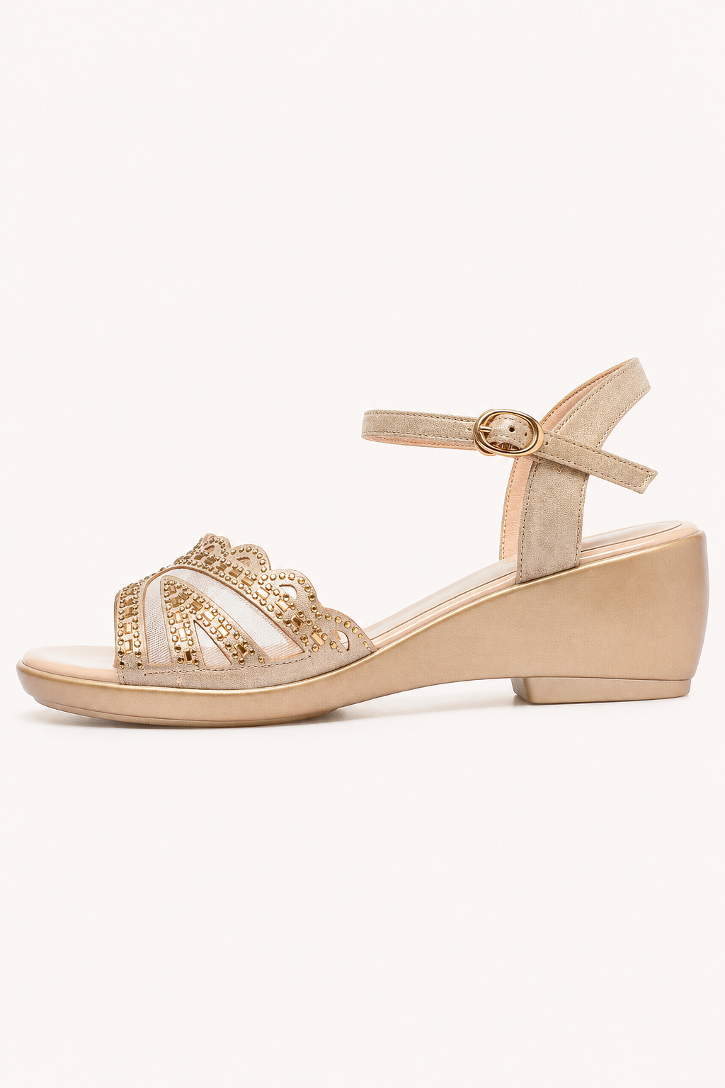 Sandalias ortopédicas elegantes para mujer con cuña baja - Romina