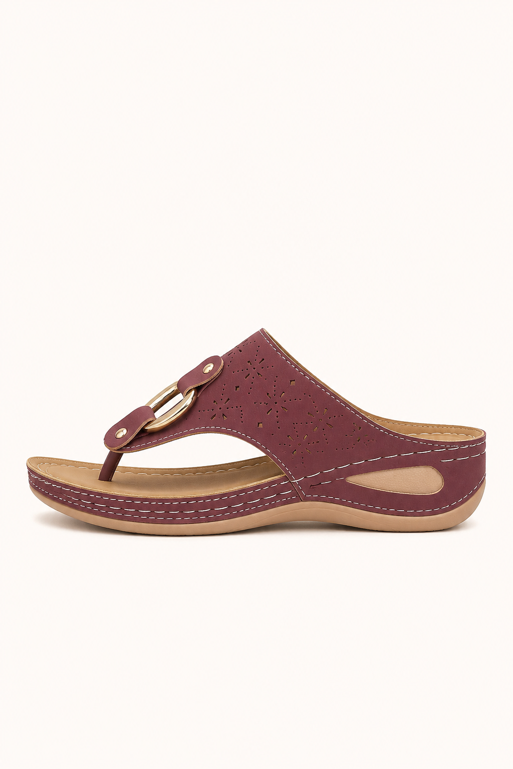 Sandalias ortopédicas para mujer con cuña cómoda y plantilla ergonómica - Lisa
