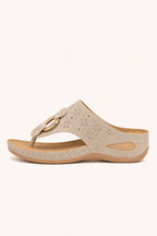 Sandalias ortopédicas para mujer con cuña cómoda y plantilla ergonómica - Lisa
