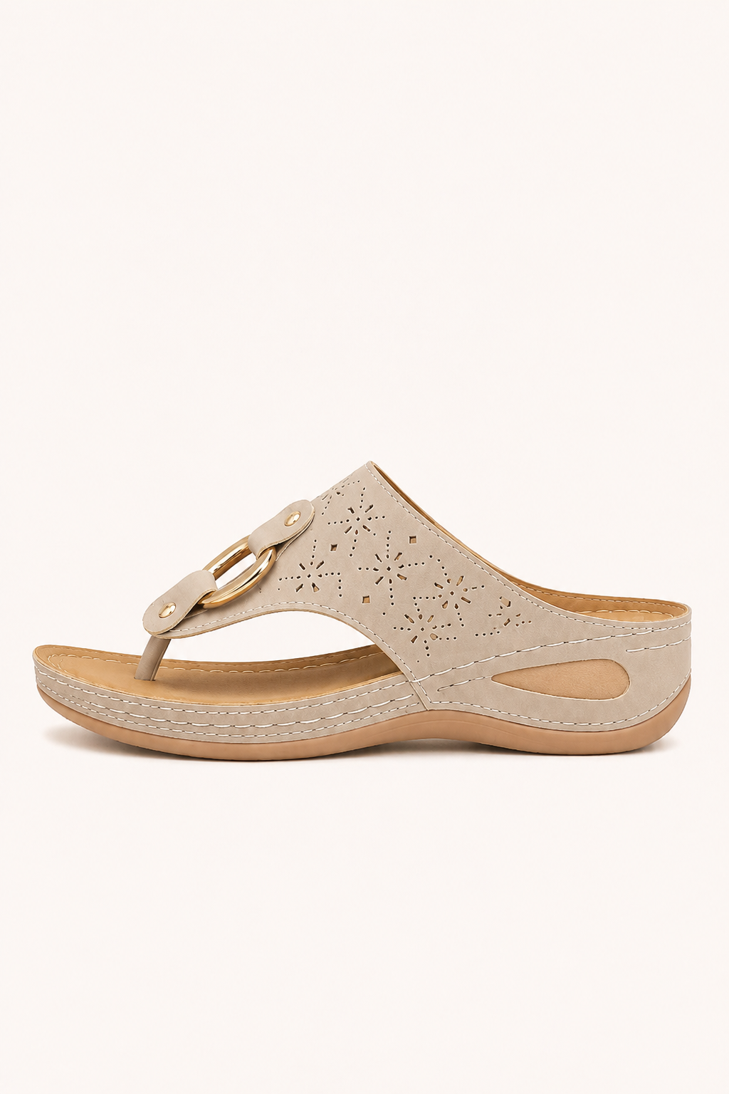 Sandalias ortopédicas para mujer con cuña cómoda y plantilla ergonómica - Lisa