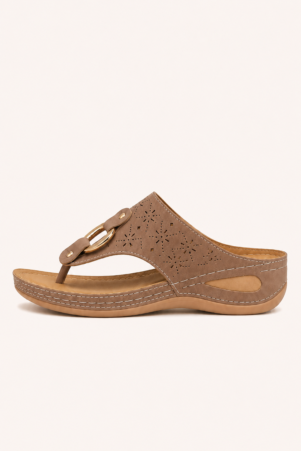 Sandalias ortopédicas para mujer con cuña cómoda y plantilla ergonómica - Lisa