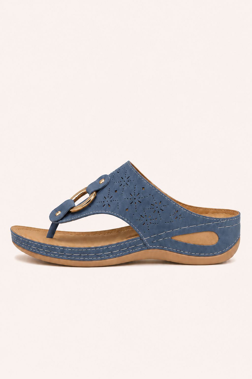 Sandalias ortopédicas para mujer con cuña cómoda y plantilla ergonómica - Lisa