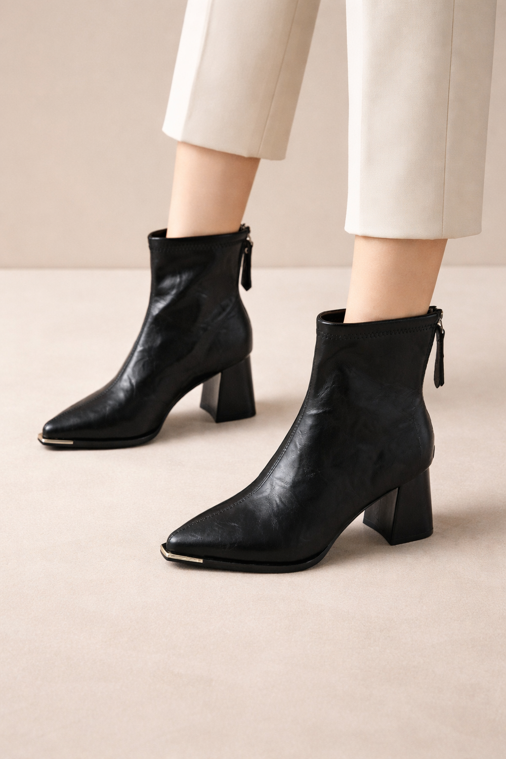 Botas de tobillo para mujer de punta - Baeza