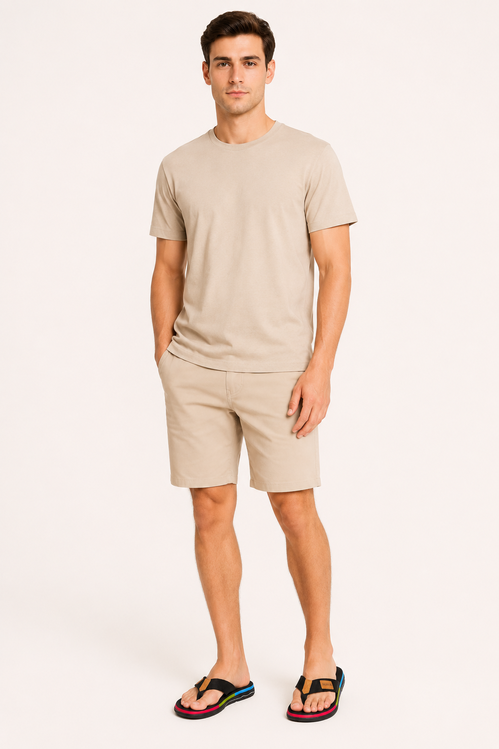 Sandalias de dedo hombre tira textil casual suela baja ortopédicas - Armin